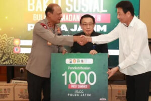Polda Jatim Terima 1.000 Paket Sembako, Sinergi Sosial Imlek Ramadan