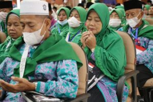 Ilustrasi foto : Calon Jemaah Haji Kabupaten Bekasi.