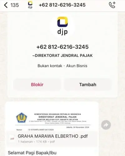 Link Pajak Palsu Marak, Polda Papua Barat Daya Peringatkan Bahaya M-Banking