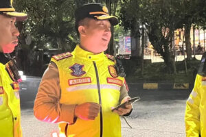 Kapolres Purwakarta Pantau Rest Area KM 97 B Saat Arus Balik Lebaran