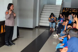 Studi Tur Purposeful Kids ke Samapta Polda Sulut, Anak Kenal Turjawali