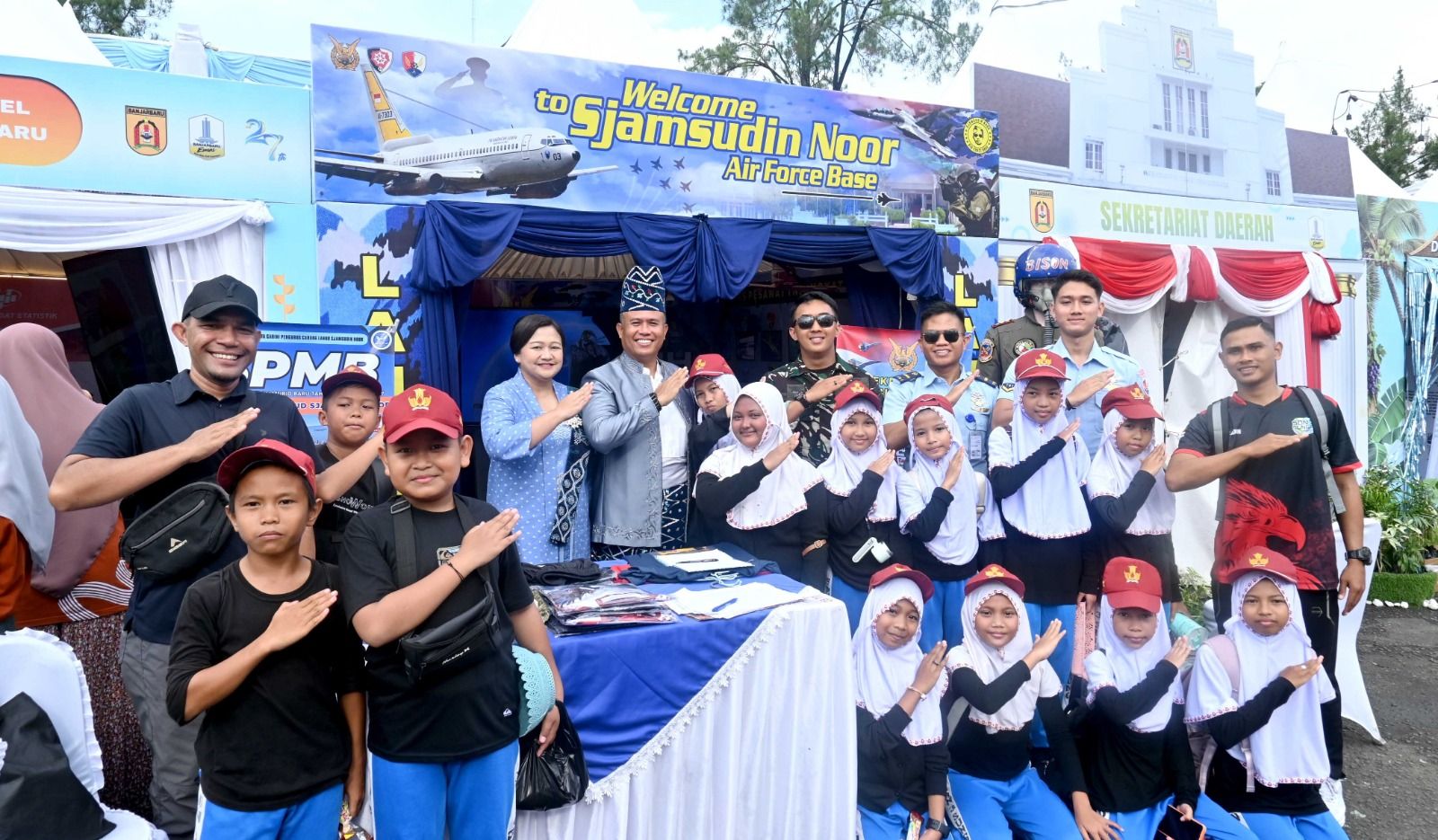 Lanud Sjamsudin Noor Perkuat Sinergi pada Hari Jadi Banjarbaru ke-27